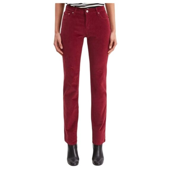 Levi's Burgandy Corduroy 505 Straight Leg Pants Size 33 - Picture 10 of 10